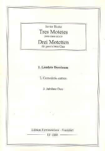 Laudate Dominum  für gem Chor a cappella  Partitur