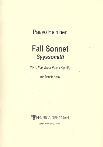 Fall Sonnet op.65,1 for french horn  archive copy  