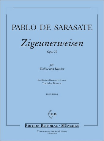 Zigeunerweisen op.20&nbsp;&nbsp;für Violine und Klavier&nbsp;&nbsp;