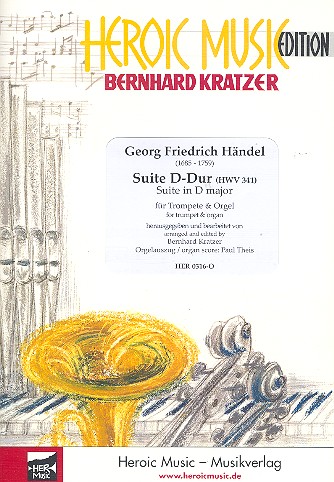 Suite D-Dur HWV341 für Trompete&nbsp;&nbsp;und Orgel&nbsp;&nbsp;