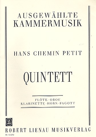 Quintett  für Flöte, Oboe, Klarinette, Horn und Fagott  Stimmen