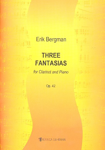 3 Fantasias op.42 for clarinet and piano    