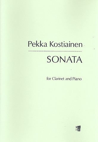 Sonata for clarinet and piano  archive copy  