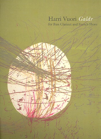 Galdr for bass clarinet and french horn  score  