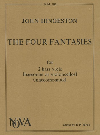 The 4 fantasies for 2 bass viols  (basson/cellos)  
