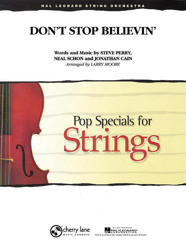 Don't stop Believin': for string orchestra  score and parts (8-8-4--4-4-4)  