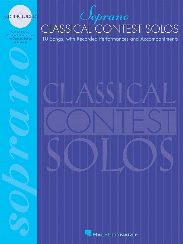 Classical Contest Solos (+CD)&nbsp;&nbsp;for soprano and piano&nbsp;&nbsp;