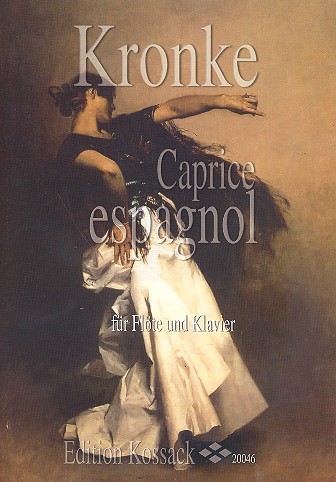 Caprice espagnol op.113,2 für  Flöte und Klavier  