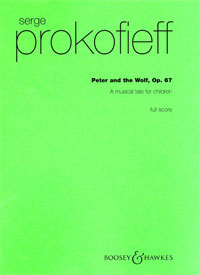 Peter and the Wolf op.67  for narrator and orchestra  score (en/sp)