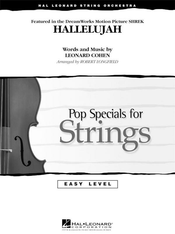 Hallelujah  for string orchestra  score and parts (8-8-4--4-4-4)