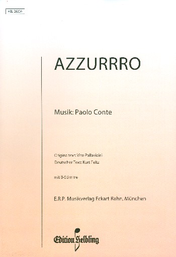 Azzurro:  für Akkordeon (mit Text und B-Stimme) (it/dt)  