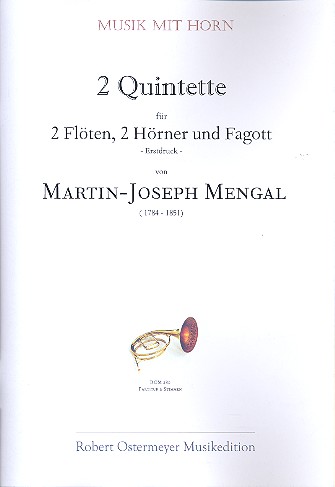 2 Quintette für 2 Flöten, 2 Hörner und Fagott  Partitur und Stimmen  