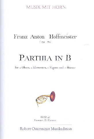 Parthia B-Dur für 2 Oboen, 2 Klarinetten,
