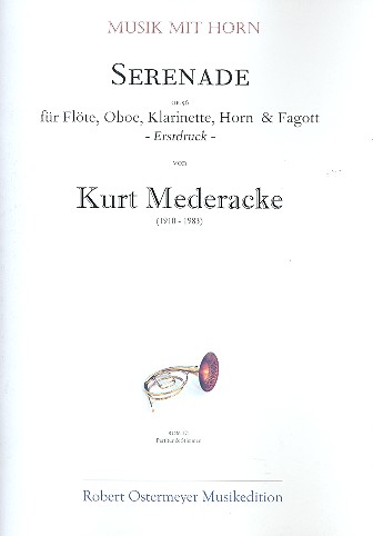 Serenade op.56 für Flöte, Oboe, Klarinette,  Horn und Fagott  Partitur und stimmen