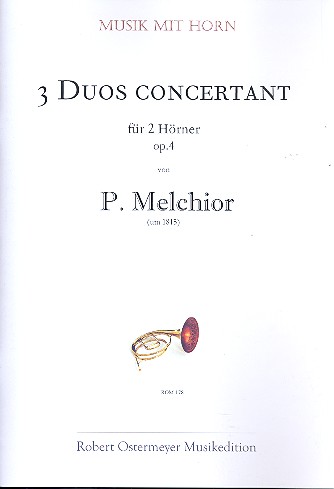 3 Duos concertants op.4 für 2 Hörner  Partitur  