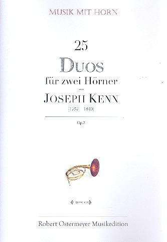 25 Duos op.2 für 2 Hörner  Partitur  