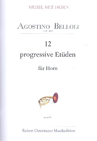 12 Progressive Etüden für Horn    