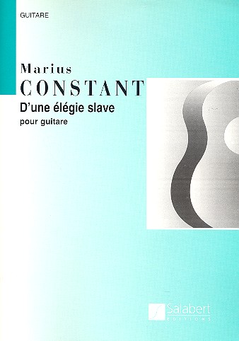 D'une élégie slave pour guitare&nbsp;&nbsp;&nbsp;&nbsp;