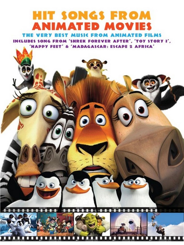 Hit Songs from Animated Movies&nbsp;&nbsp;songbook piano/vocal/guitar&nbsp;&nbsp;