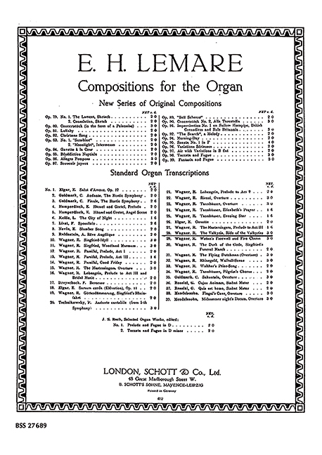 Ritt der Walküre&nbsp;&nbsp;für Orgel&nbsp;&nbsp;