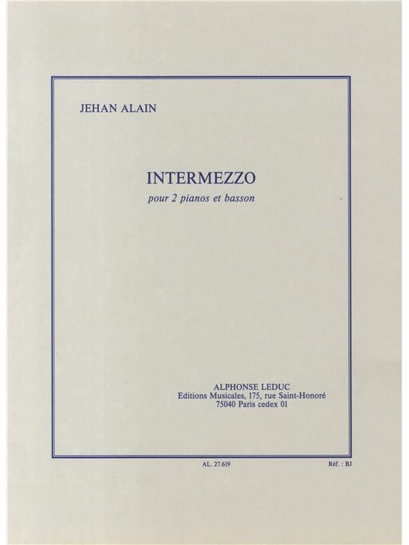 Intermezzo pour 2 pianos et basson  (violoncelle)  parties