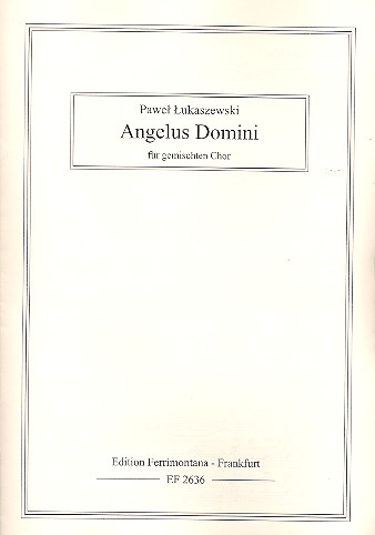 Angelus Domini für gem Chor a cappella  Partitur  
