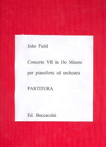Concerto no.7 do minore  per piano ed orchestra  partition