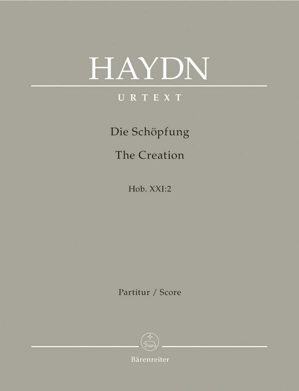 Die Schöpfung Hob.XXI:2  für Soli, gem Chor und Orchester  Partitur,  gebunden