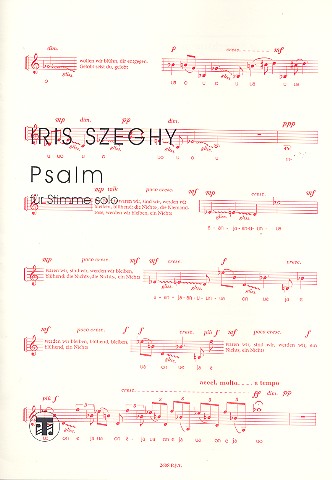 Psalm  für Gesang  