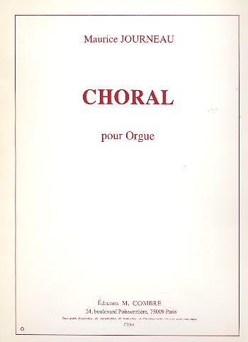 Choral op.17  pour orgue  