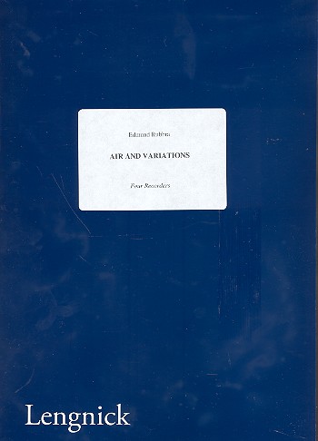 Air and Variations op.70 for 4 recorders  (SATB)  score and parts