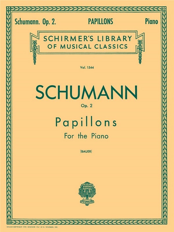 Papillons op.2&nbsp;&nbsp;for piano&nbsp;&nbsp;
