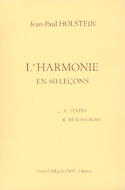 L'harmonie en 60 lecons vol.A textes    