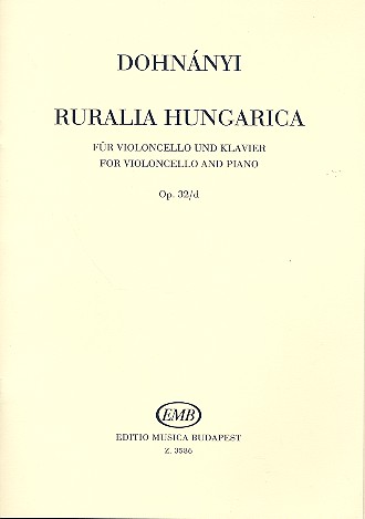 Ruralia Hungarica op.32d&nbsp;&nbsp;für Violoncello und Klavier&nbsp;&nbsp;