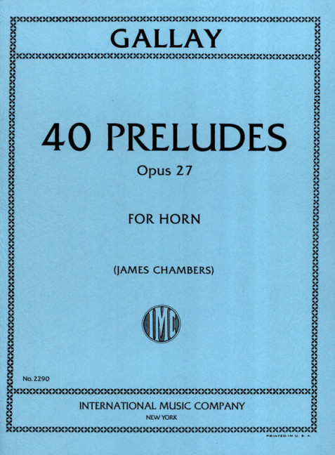 40 Preludes op.27&nbsp;&nbsp;for horn&nbsp;&nbsp;