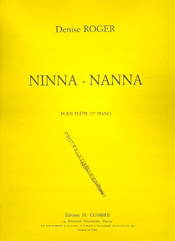 Ninna-Nanna pour flute et piano&nbsp;&nbsp;&nbsp;&nbsp;