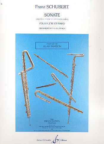 Arpeggione-Sonate a-Moll D821  für Flöte und Klavier  