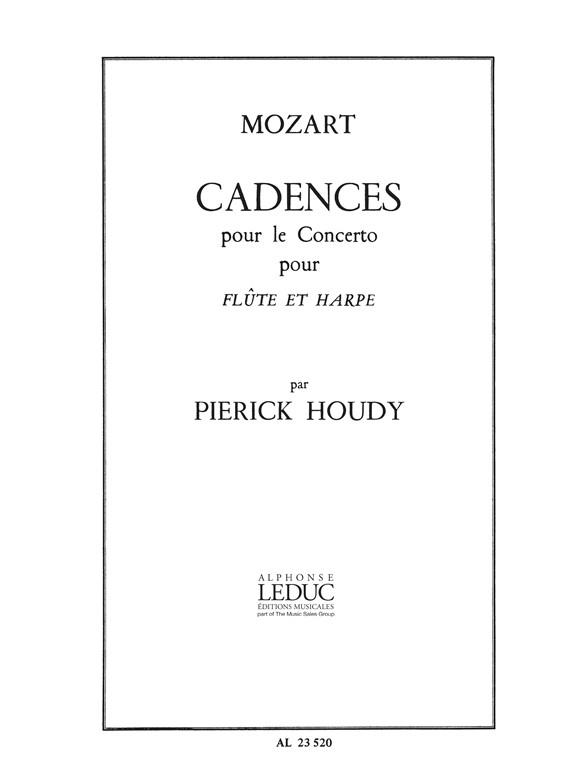 Cadences pour le Concerto&nbsp;&nbsp;pour flûte et harpe&nbsp;&nbsp;Houdy, Pierick, bearb.