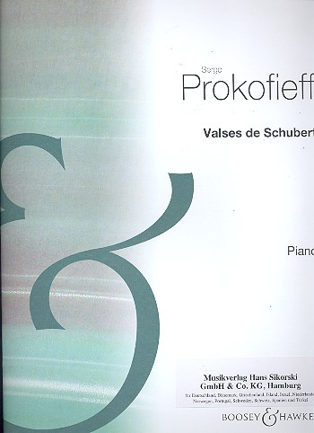 Valses de Schubert  für Klavier  