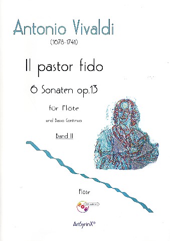 Il pastor fido op.13 Band 2 (Nr.4-6) (+CD)&nbsp;&nbsp;für Flöte&nbsp;&nbsp;