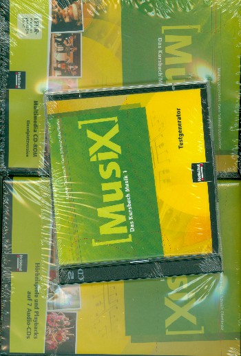 MusiX - Das Kursbuch Musik 1 (Klasse5/6)&nbsp;&nbsp;Paket (Lehrerband, 7-CD's, CD-ROM, DVD,&nbsp;&nbsp;Testgenerator), Einzelplatzversion