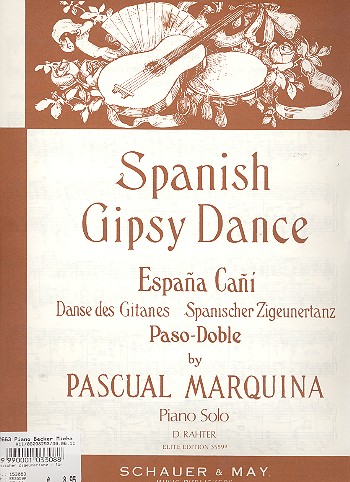 Spanischer Zigeunertanz&nbsp;&nbsp;für Klavier&nbsp;&nbsp;