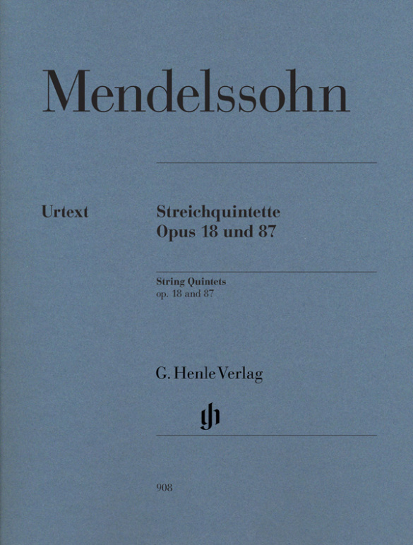 Streichquintette op.18 und op.87&nbsp;&nbsp;für 2 Violinen, 2 Violen und Violoncello&nbsp;&nbsp;Stimmen