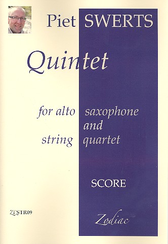 Quintet for alto saxophone&nbsp;&nbsp;and string quartet&nbsp;&nbsp;score and parts