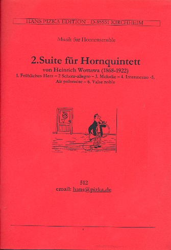 Suite Nr.2  für 5 Hörner  Partitur und Stimmen