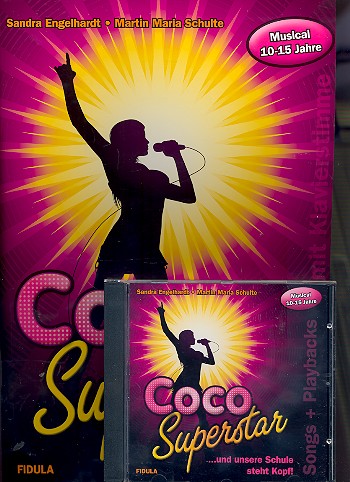 Coco Superstar ... und unsere Schule steht Kopf! (+CD)  für Soli, Darsteller, Chor und Instrumente  Partitur mit Aufführungshinweisen