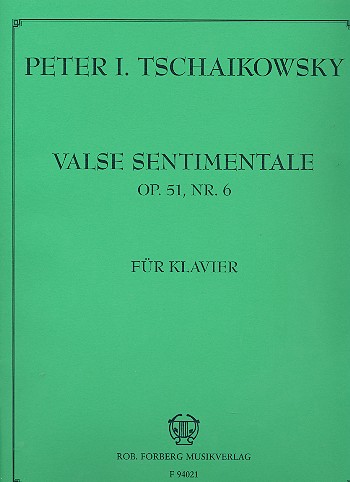 Valse sentimentale op.51,6&nbsp;&nbsp;für Klavier&nbsp;&nbsp;