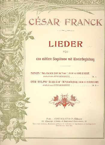 Ninon für Gesang und Klavier    