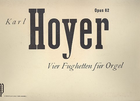 4 Fughetten op.62  für Orgel  