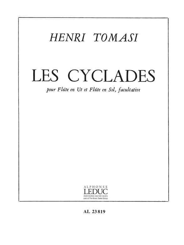 Les cyclades pour flute&nbsp;&nbsp;&nbsp;&nbsp;
